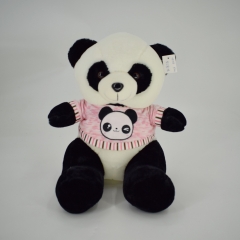 Panda in clothes