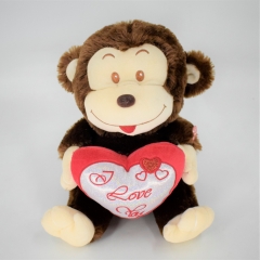 Brown Monkey with Heart