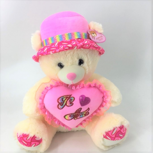 BEAR WITH HEART/HAT