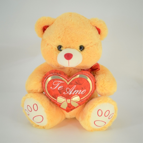 LIGHT BROWN BEAR WITH HEART