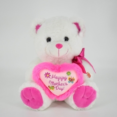 2 Color Bear with Heart