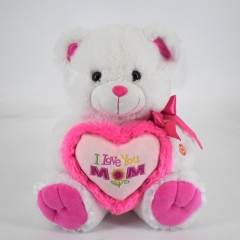 2 Color Bear with Heart