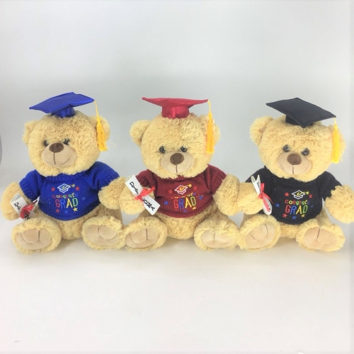 GRAD BEAR WITH SWEATER