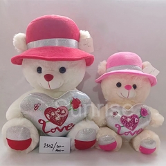 Teddy Bear With Various Heart And Heart