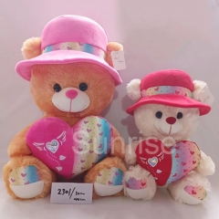 Teddy Bear With Various Heart And Heart