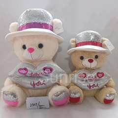 Teddy Bear With Various Heart And Heart