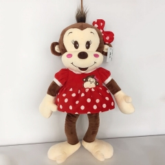 Plush Monkey With Skirt/Shirt