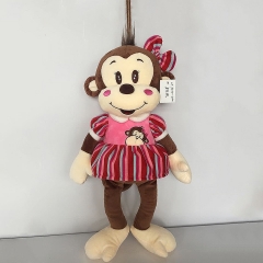 Plush Monkey With Skirt/Shirt