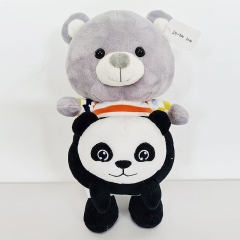 Plush Bear on Huskie Dog/Panda/Pig