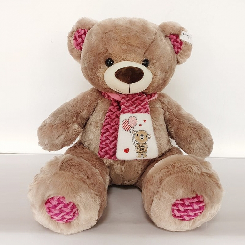 Plush Bear With Scarf