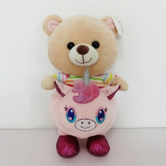 Plush Bear on Unicorn/Lion/Bee