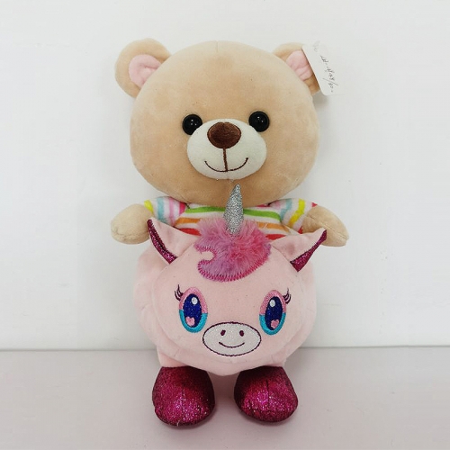 Plush Bear on Unicorn/Lion/Bee