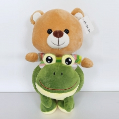 Plush Bear on Rabbit/Frog/Tiger