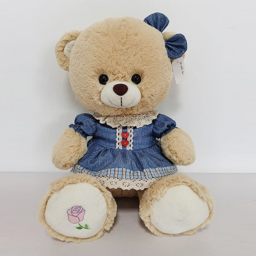 Plush Bear on Dress