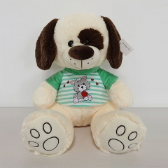 Plush Dog on Shirt