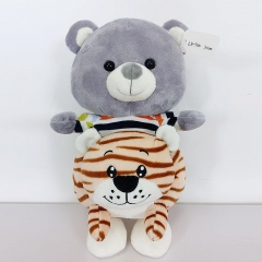 Plush Bear on Rabbit/Frog/Tiger