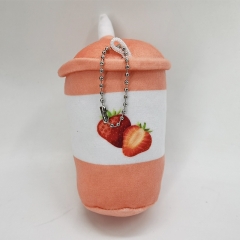 Strawberry Hamburger Drinking Key Chain