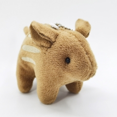 Plush Bear Cow Pig Key Chain