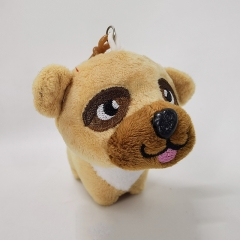 Plush Sheep Dog Cow Key Chain