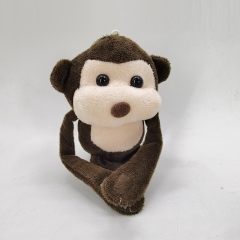 Plush Rabbit Hedgehog Monkey Leopard Key Chain