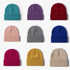 Solid Color Knit Beanie (Multiple Hues)