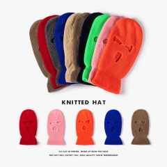 Knit Full-Face Balaclava Beanie (Multi-Color)